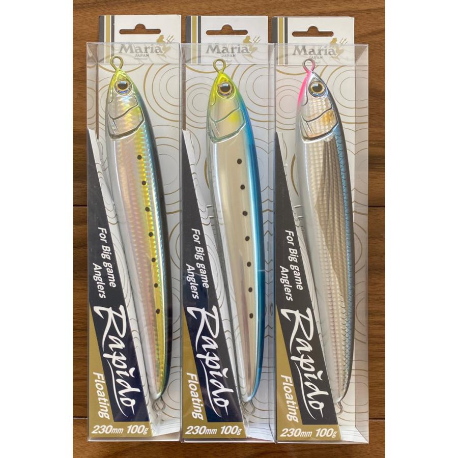 正規代理店経由 マリア ラピード Shopのマリア ハードルアー F230 3色セット トップ
