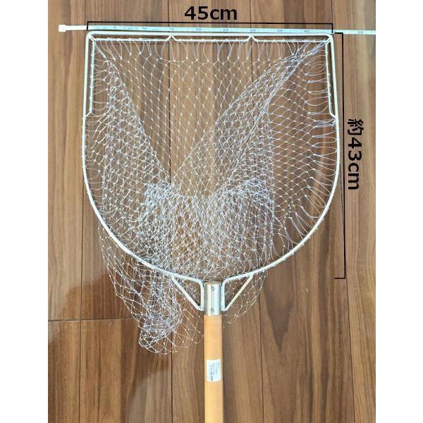 236タモ　超低重心溝つき　Φ11ステンレス　細め ステンレス製 テグス角タモ 45cm : いとう釣具店Yahoo!店 - 通販