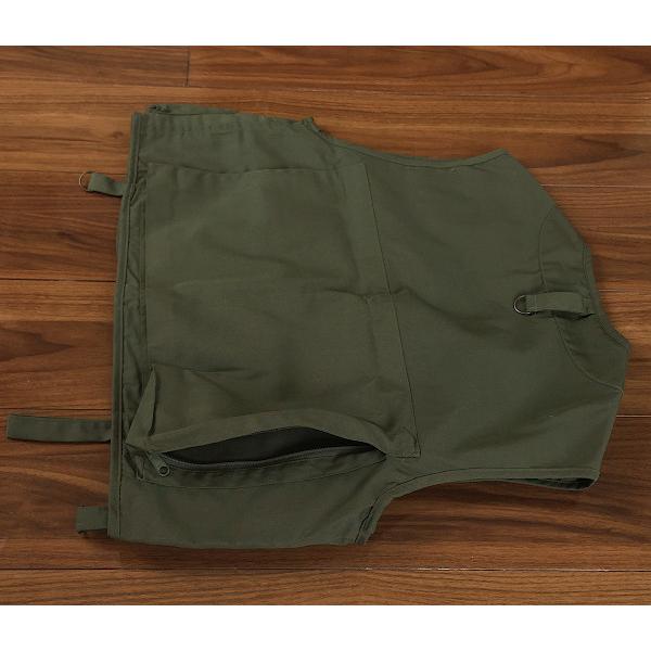 送料無料 多機能ベスト カーキ Mサイズ 展示品 1点限り : いとう釣具店