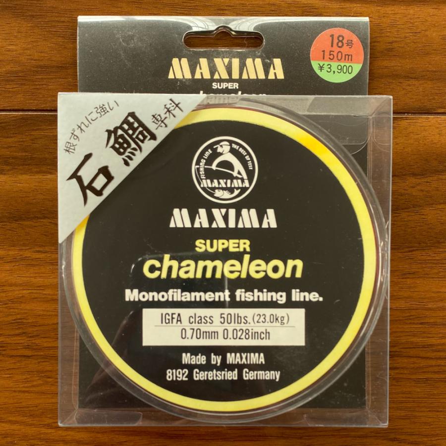 送料無料 MAXIMA 石鯛専科 スーパーカメレオン 50lbs. 150m : いとう