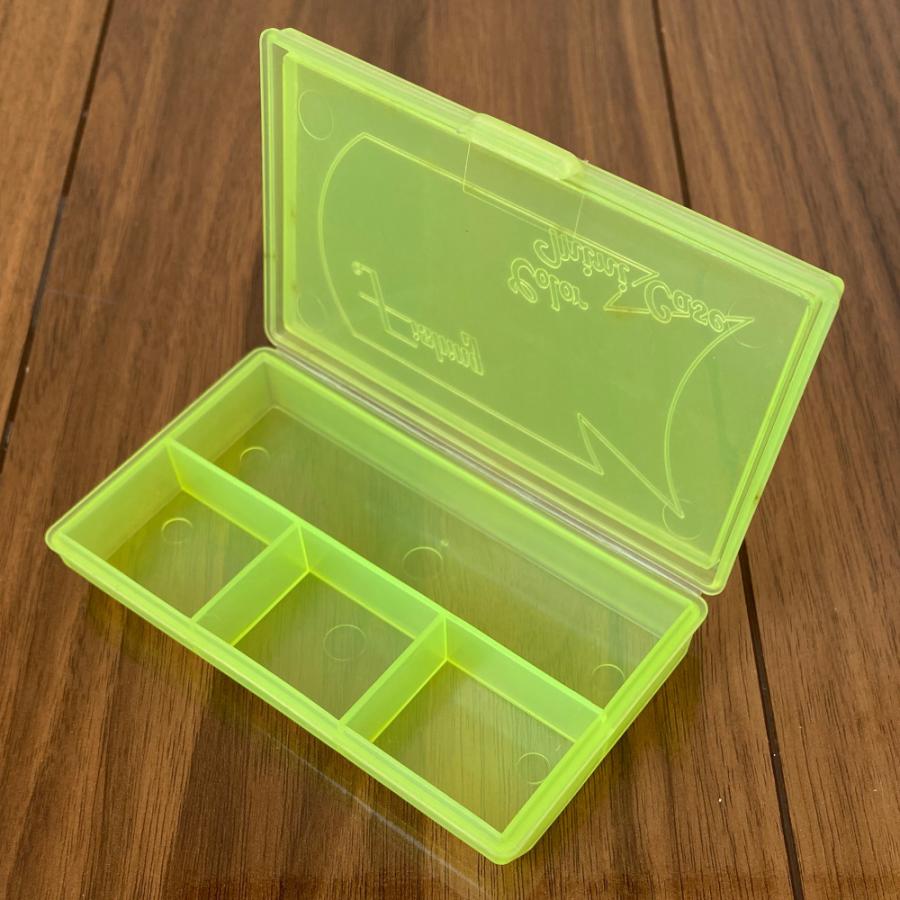 送料無料 Fishing カラーミニケース イエロー 5個セット 展示品