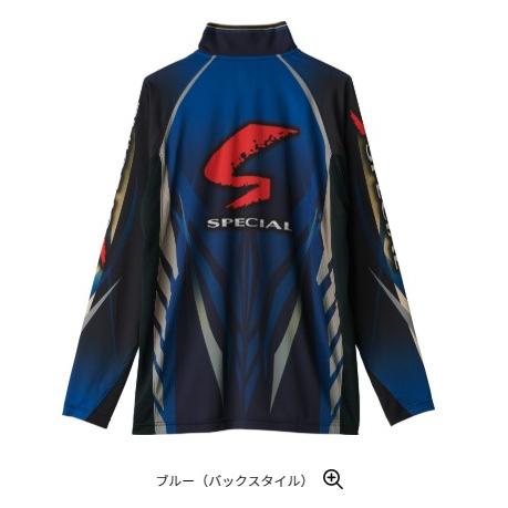 ダイワ☆DE-7025 スペシャルロングスリーブシャツ(ブルー）L : 釣具