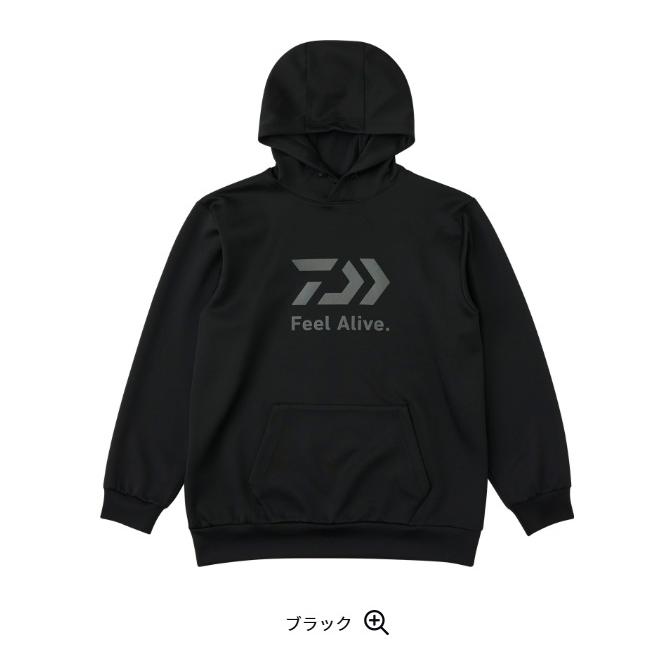 ダイワ☆ DE-8925 DANROTECHスウェットフーディー(ブラック) XL : 釣具