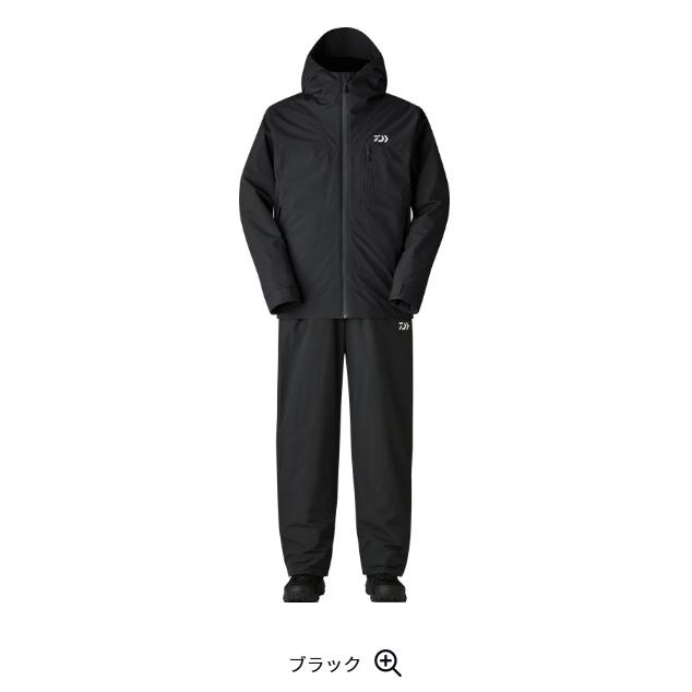 ダイワ☆ DW-3525 RAINMAX ウインタースーツ(ブラック）M : 釣具