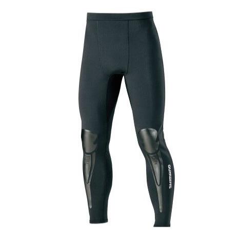 シマノ フィッシングウェア IN-087S ライトクロロプレン プロテクトタイツ  XL  ブラック シマノ☆IN-087S ライトクロロプレン プロテクトタイツ(ブラック）XL