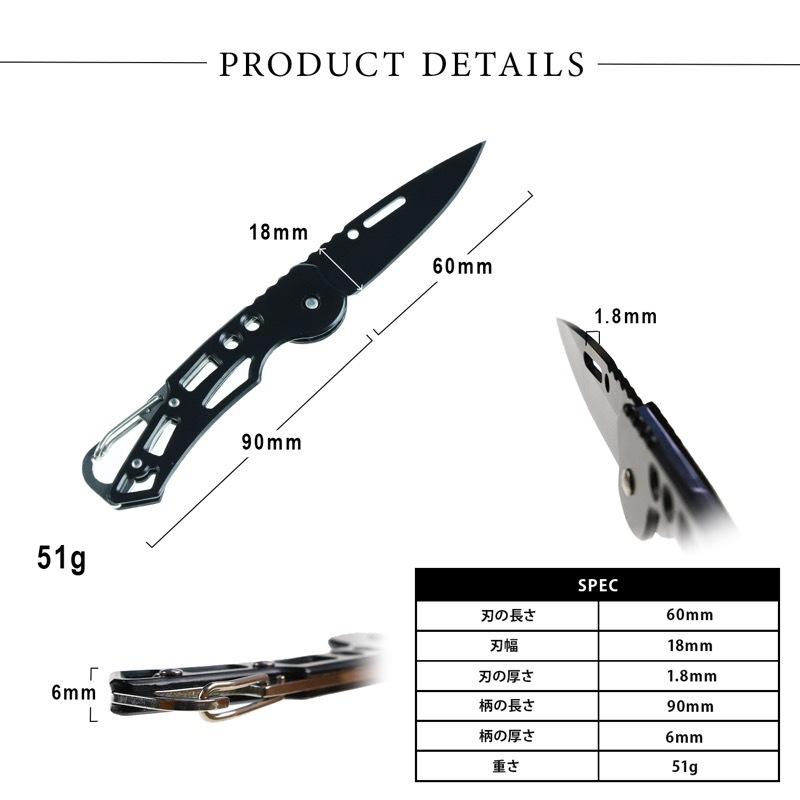 ポケット フォールディング カラビナ ナイフ C 152 新品 折りたたみナイフ フィッシングナイフ アウトドア 釣りナイフ Aot Dfl Hss 0 40 釣king 通販 Yahoo ショッピング