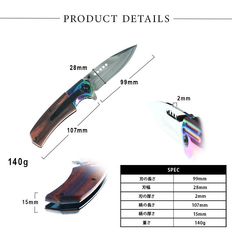 Browning ブローニング フォールディングナイフ F78 Bbr Dfl Gmm｜tsuriking｜10