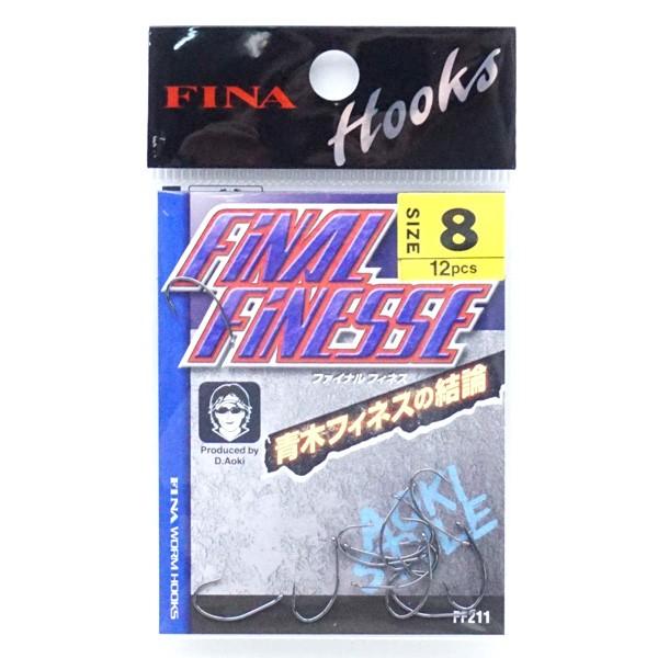 ハヤブサ ファイナルフィネス FF211 サイズ8 バスフック 新品 | 