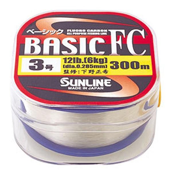 サンライン ベーシック FC 2号 8lb 300m バス アジング フロロカーボン 新品｜tsuriking｜05