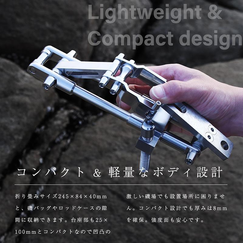 CHONMAGE FISHING 64チタン製 ツインシャフト竿受け ロック CHONMAGE FISHING 64チタン製 ツインシャフト竿受け ロック