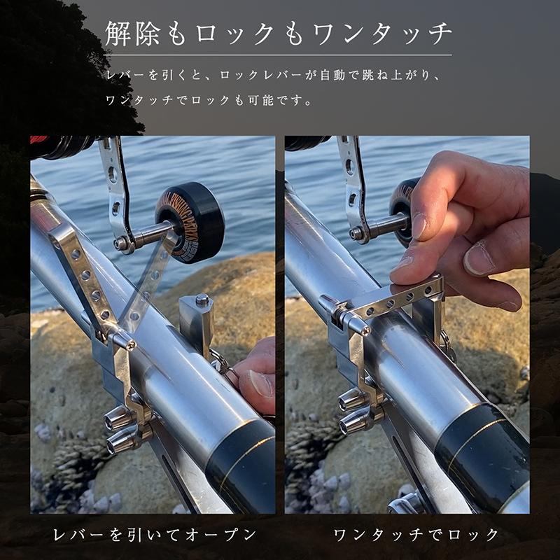 釣kingCHONMAGE FISHING ツインシャフト竿受け ピトン モロコ 竿立て