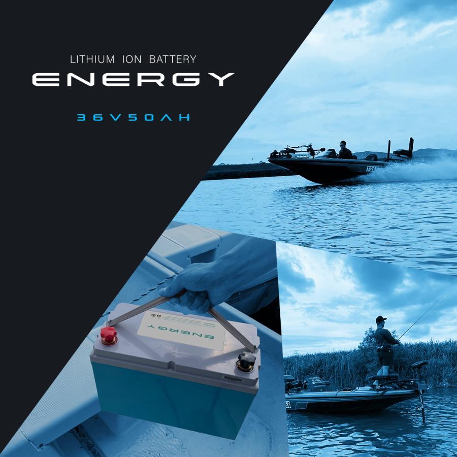 リン酸鉄 リチウムイオン バッテリー LiFePO4 ENERGY 36V 50Ah 船舶用