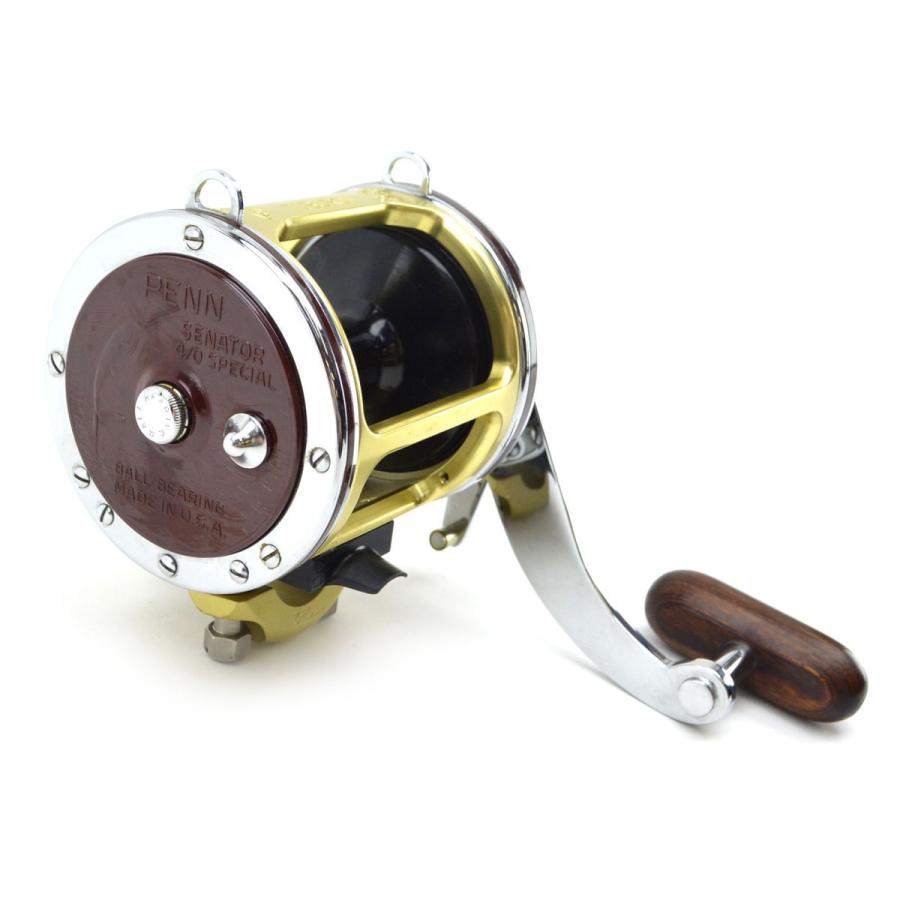 美品 ペン セネター 4/0 スター開発ハンドルドラグ付 ティブロン