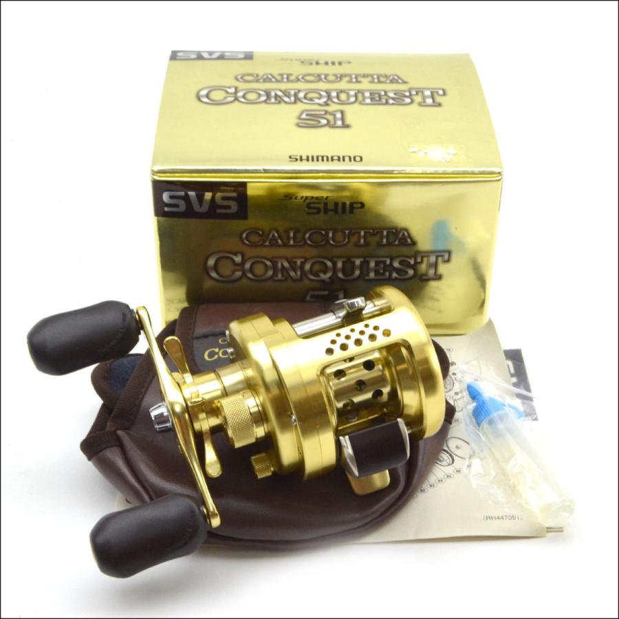 美品 シマノ 01カルカッタコンクエスト 51/M081 : 1-240001003586 : 釣 