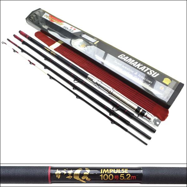 がまくえ100号IMPULSE 美品 がまかつ がまくえ インパルス 100号 5.2M/W019L : 釣king - 通販