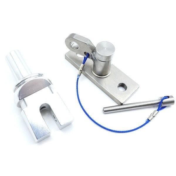 クエ用 64チタン 横ピン式竿尻受 アルミ石突付/Y115S : 釣king - 通販