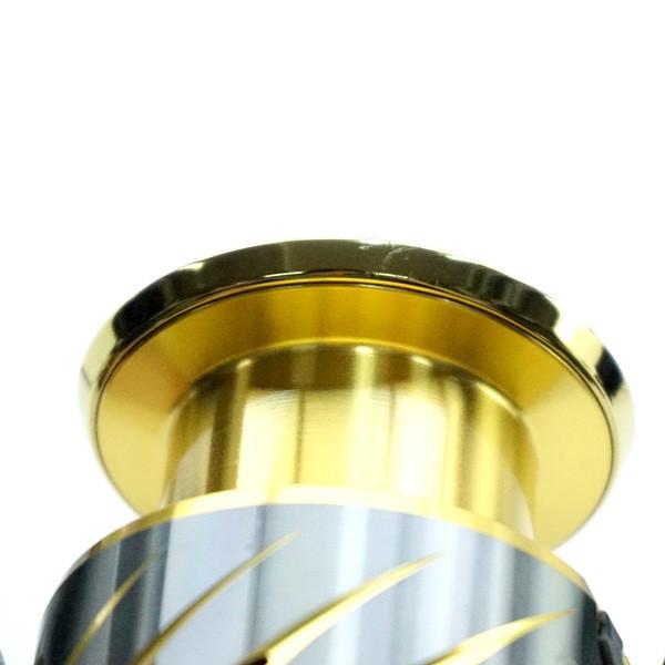 シマノ リール 14ステラ 4000XG 夢屋アルミパワーハンドルノブ付/E489M