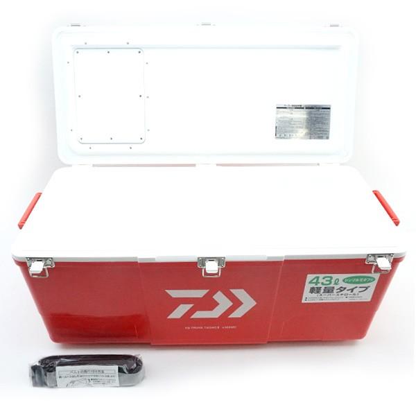 ダイワ クーラーボックス NS トランク大将II 4300WD レッド/F547L 未