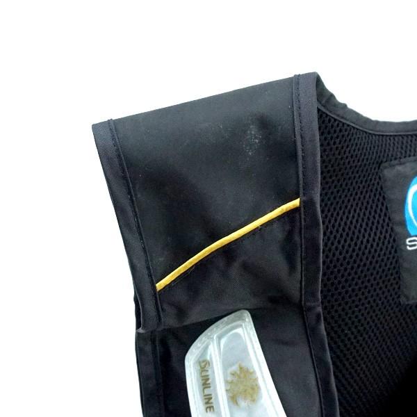 サンライン ステータス フローティングベスト STL-180 XL/H552M 美品