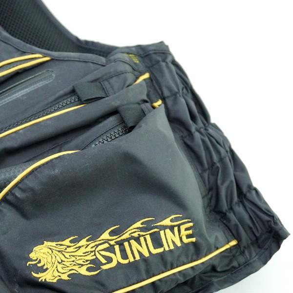 サンライン ステータス フローティングベスト STL-180 XL/H552M 美品