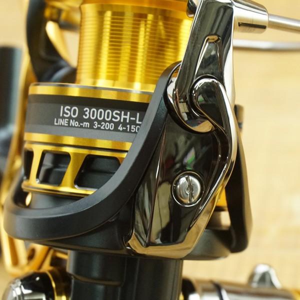 ダイワ 18トーナメント ISO 3000SH-LBD/L255M スピニングリール レバー