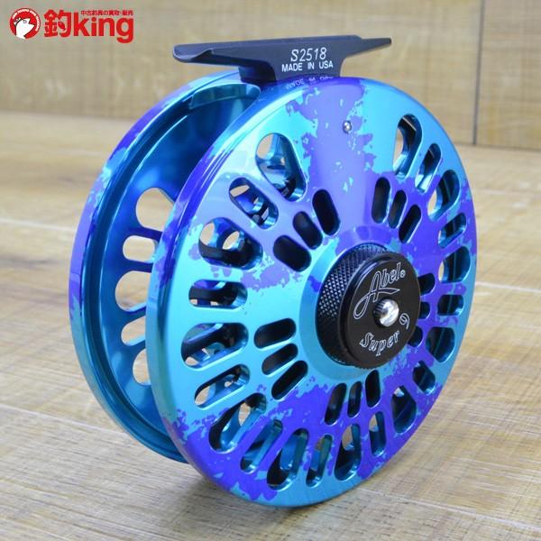 エーベル Super 9 ブルーカモカラー S2518/M154M フライリール ABEL 未