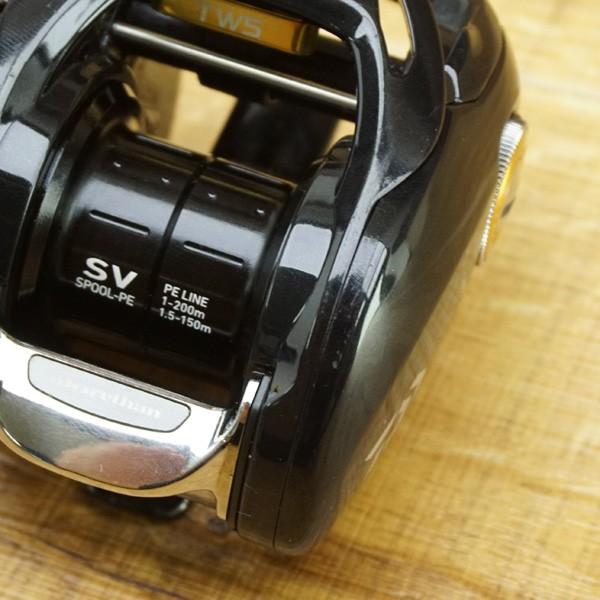 ダイワ モアザンPE SV 8.1L-TW/N187M 美品 ベイトリール シーバス : 釣