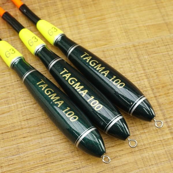 グレックス+ タグマ 9本、釣研 T j 2本 セット/Q250S 美品 ウキセット