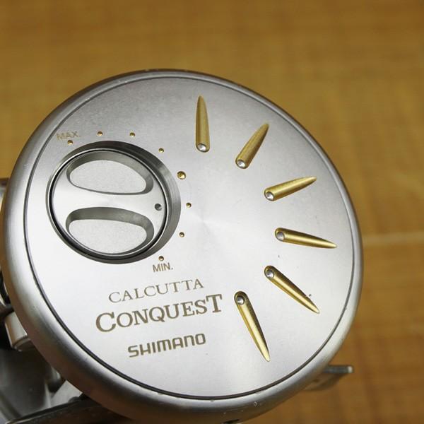 シマノ 03カルカッタコンクエスト 200DC/R385M 美品 ベイト シマノ 03カルカッタコンクエスト 200DC/R385M 美品 ベイト