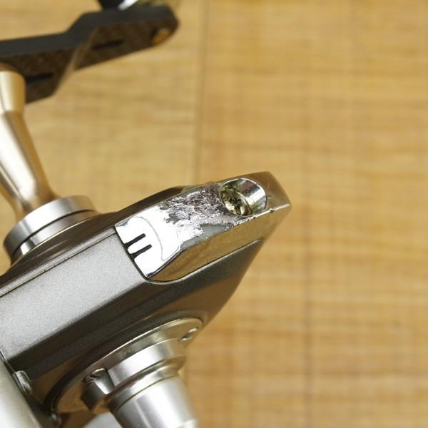 ダイワ トライソSHOX 3000LBD リールスタンド、カーボンハンドル付