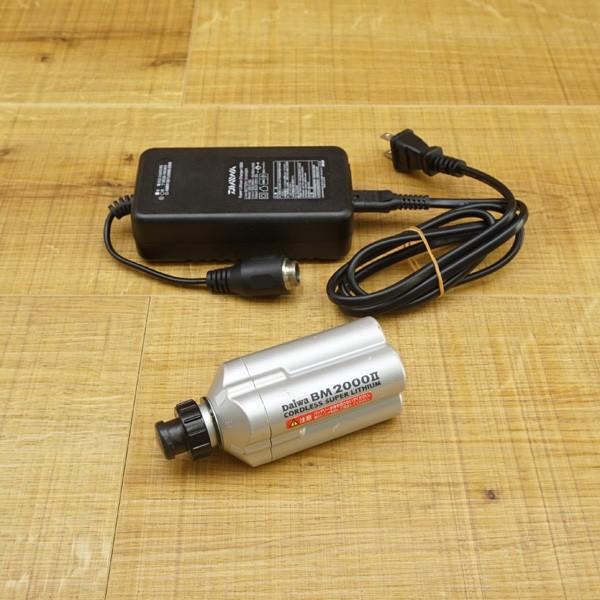ダイワ スーパーリチウム BM2000II 充電器付/R450M バッテリー : 釣