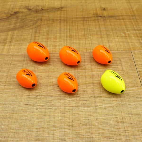 キザクラ ウキ 全層 レッツ 6個セット/ST1277S どんぐりウキ フカセ