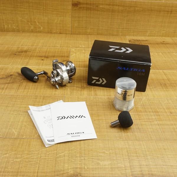 ダイワ 15ソルティガ 10H SOM AE85ノブ SLPジギングスプール付き/T243M