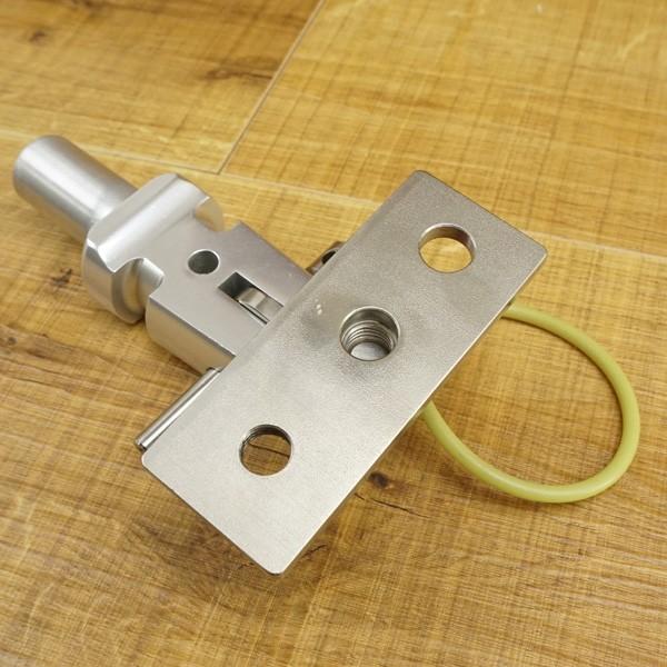 クエ用 64チタン 横ピン式竿尻受 アルミ石突付/T321M クエ釣り クエ用 64チタン 横ピン式竿尻受 アルミ石突付/T321M クエ釣り
