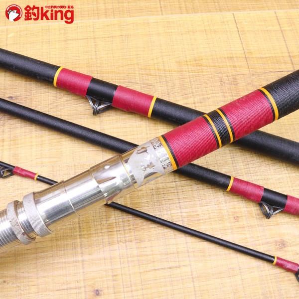 クエ・大物用　がまクエ70号【中古、改造竿】 がまかつ がまくえ シルバー 70号 4.8m/U208L 美品 クエ竿 : 釣king