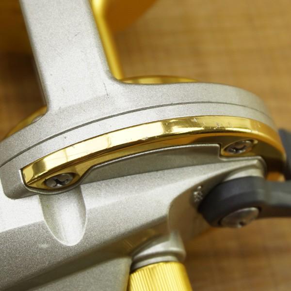 ダイワ シーライン 300 ベイトリール 石鯛 イシダイ 船用 磯釣り 極美品 ダイワ シーライン石鯛 Z40WH Tプロジェクト チタンハンドル付き