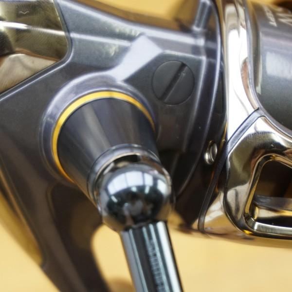シマノ 09ツインパワーSW 6000HG 夢屋ステラハンドル アルミノブ シマノ 09ツインパワーSW 6000HG 夢屋ステラハンドル アルミノブ