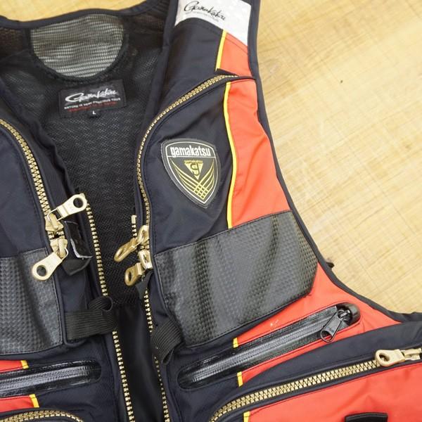 がまかつ ウィンドストッパー フローティングベスト GM-2155 Lサイズ