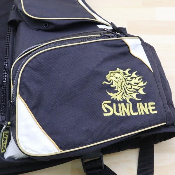 サンライン ステータス HGフローティングベスト STL-210/A069M 美品