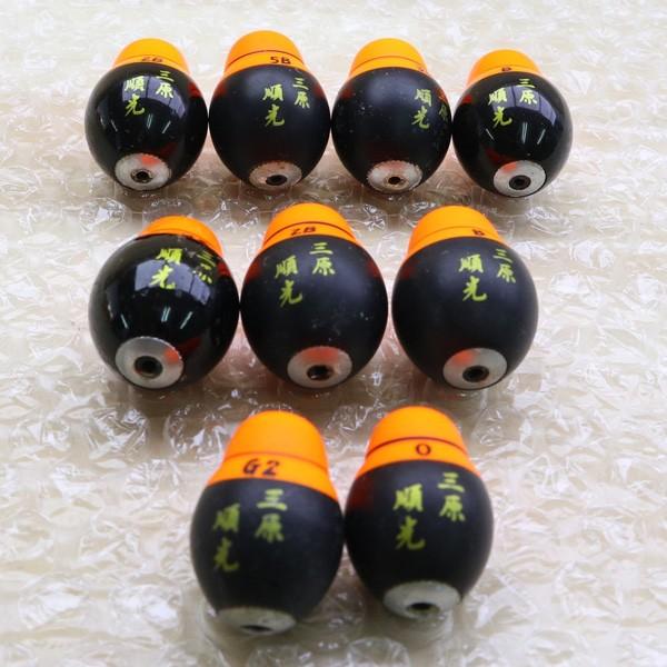 三原ウキ 順光 9個セット/ST2197S 釣り 浮き うき フカセ 尾長 グレ 磯