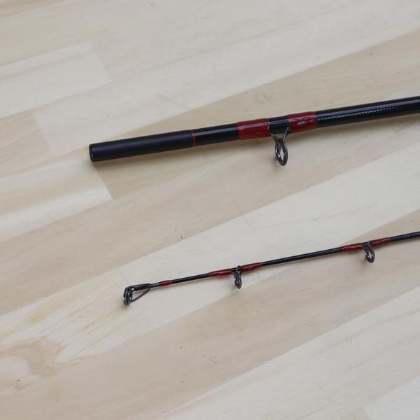 サクラ 北海 2.4m/A383L 美品 釣り 船竿 オフショア ソルト テンヤ 