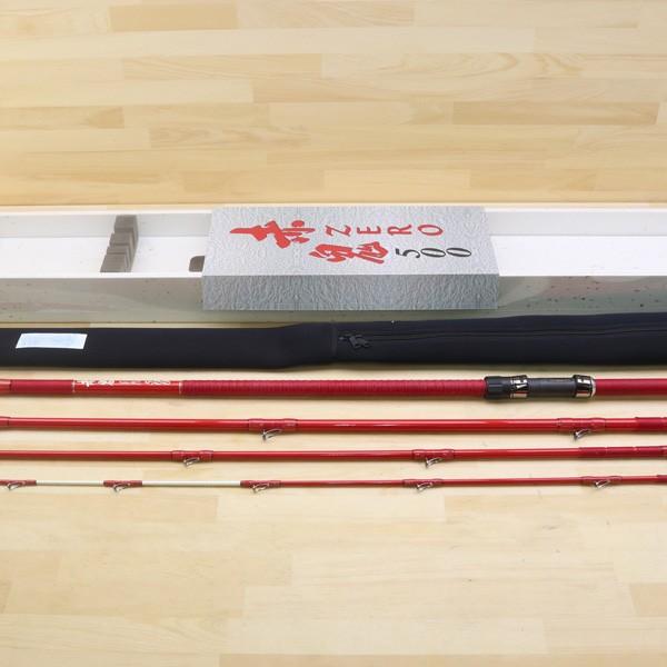 釣武者 赤鬼 ZERO 500/B012LL 美品 釣り 磯竿 石鯛 イシダイ いしだい