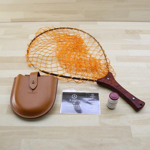 アングロ&カンパニー フォールディング ネット 花梨 オレンジ