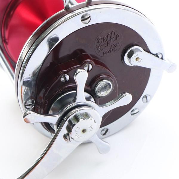 Penn（ペン） セネター 4／0 赤アルミスプール/D339M 美品 釣り 両軸