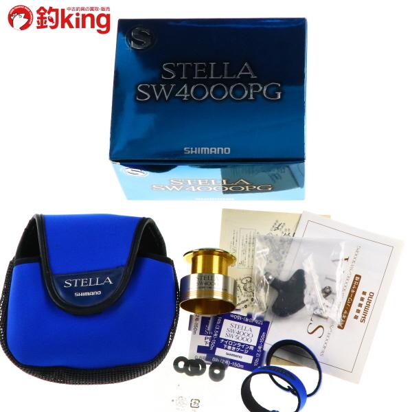 シマノ 01ステラSW 4000PG 替スプール付/P091M 美品 シーバス