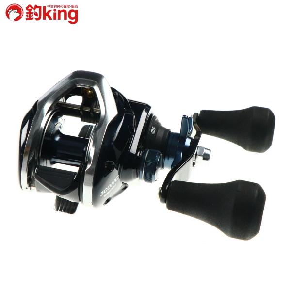 シマノ 17グラップラー 300HG 右 GO FISHING 105ハンドル付/R053M 美品 