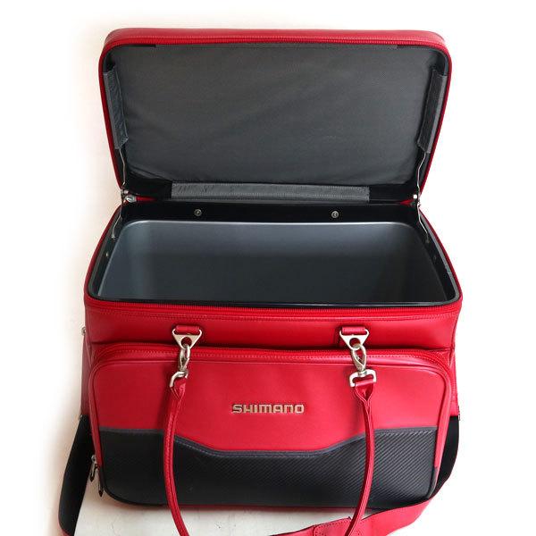 シマノ へらバッグ XT BA-012Q 50L メタルレッド/S409L 美品 シマノ へらバッグ XT BA-012Q 50L メタルレッド/S409L 美品