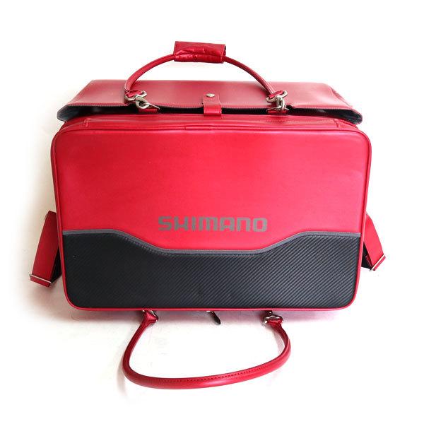 シマノ へらバッグ XT BA-012Q 50L メタルレッド/S409L 美品 シマノ へらバッグ XT BA-012Q 50L メタルレッド/S409L 美品