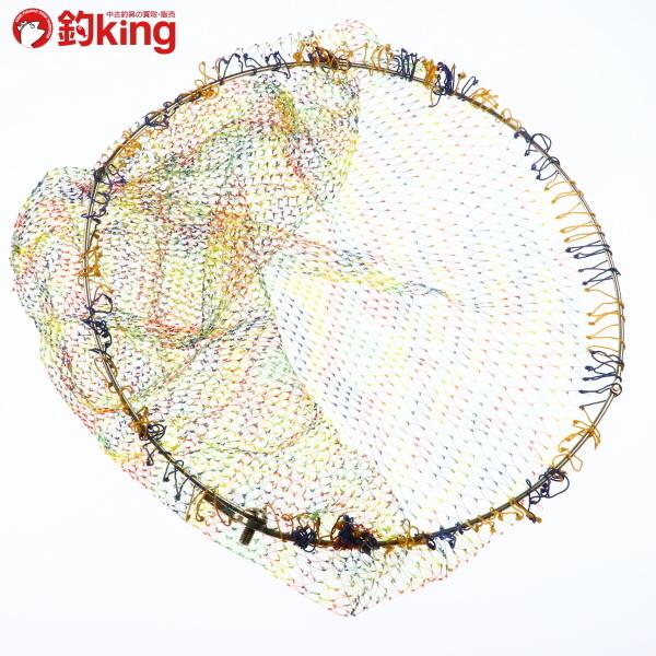 Gamakatsu（がまかつ） チタン 四つ折り 玉枠 55cm レインボー網