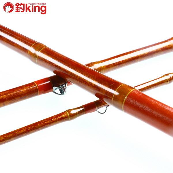俊貞作 石鯛竿 総巻総唐草塗 特別製 三本継 全長5.33m/F004220 美品